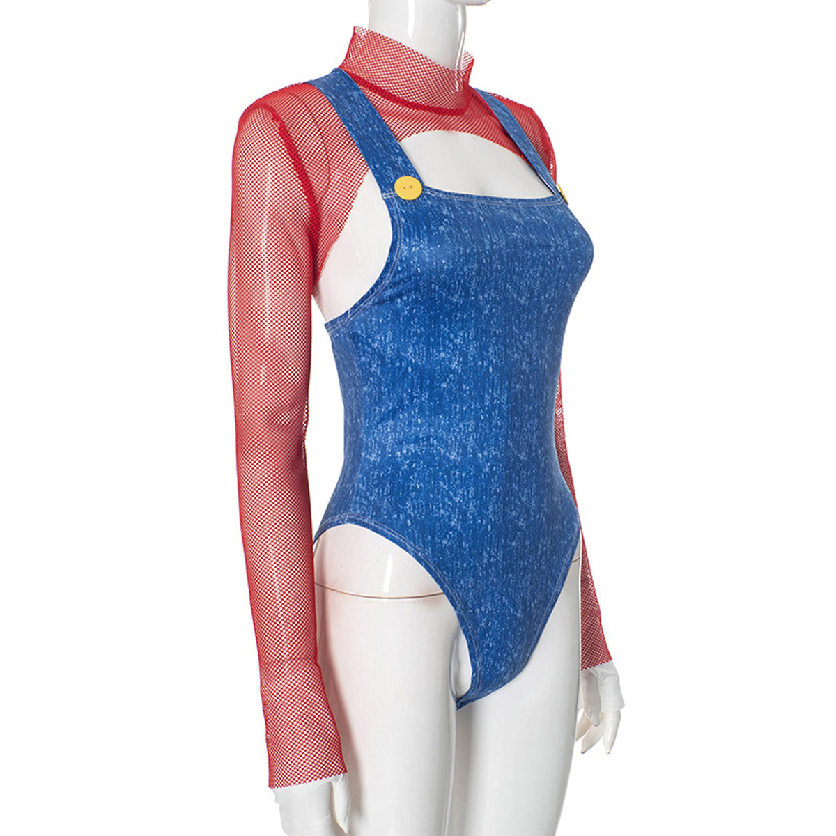 Mario Character Costumes Suit Nightclub For Women