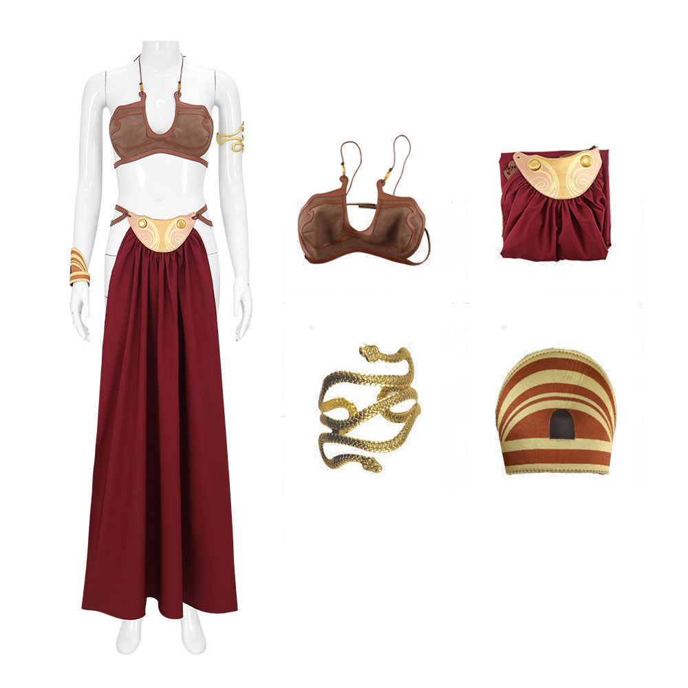 Star Wars Leia Organa Princess Carnival Suit Cosplay Costume For Adults