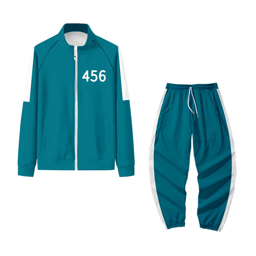 Game Costumes Zipper Hoodie Tracksuits Squid Suit For Men And Women