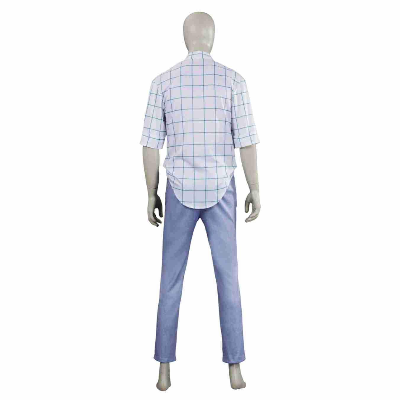 Kpop Demon Hunters Jinu Costume Plaid Shirt Halloween
