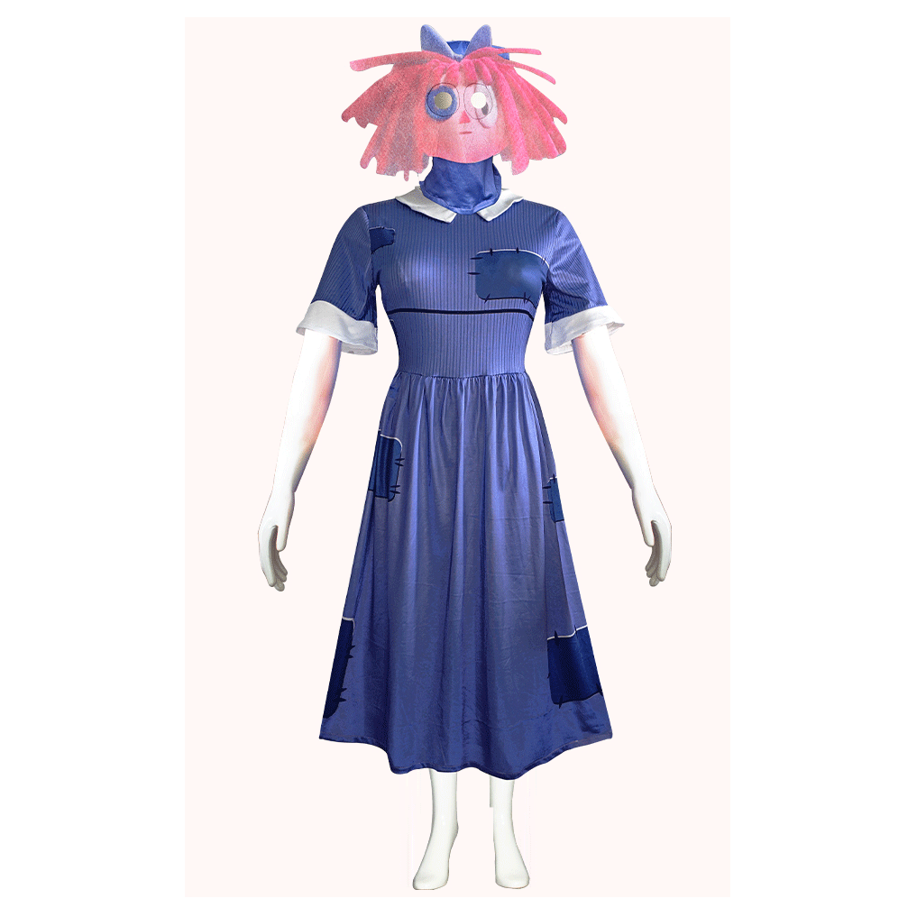 Pomni Dress Costume TADC cosplay Halloween