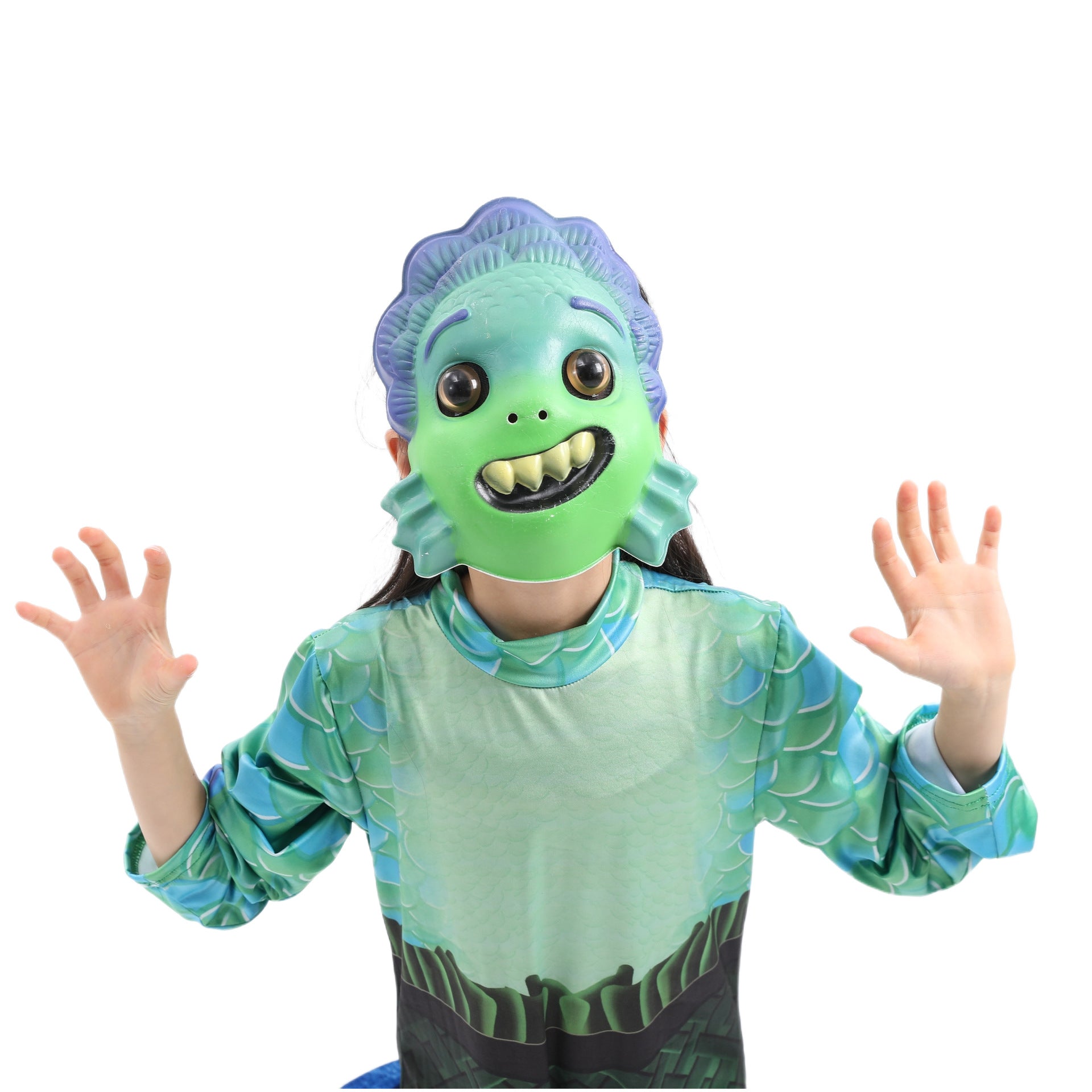 Kids Luca Alberto Sea monster Costume with Mask Halloween
