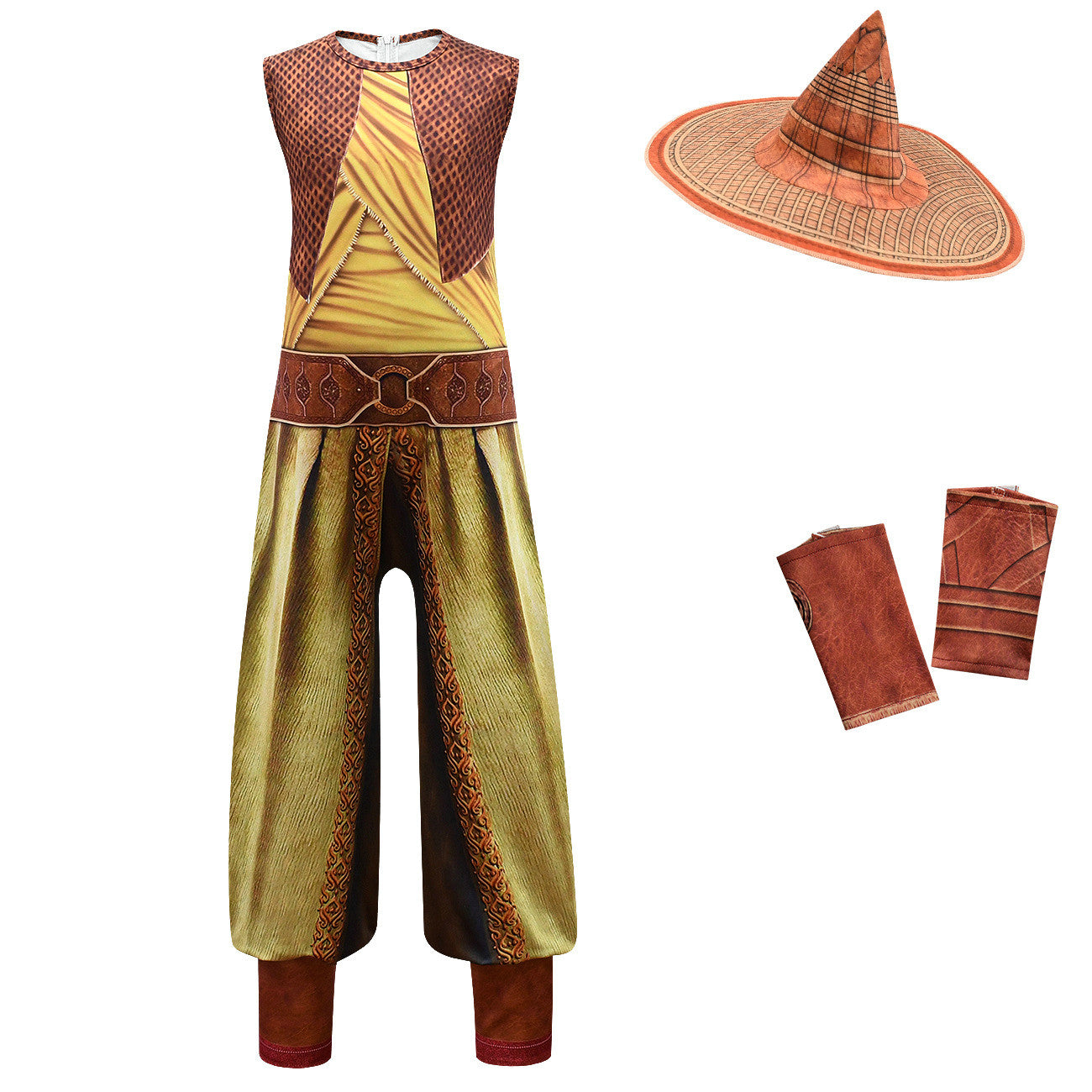 Raya and the Last Dragon Costume Cosplay Halloween Drama Performance Romper
