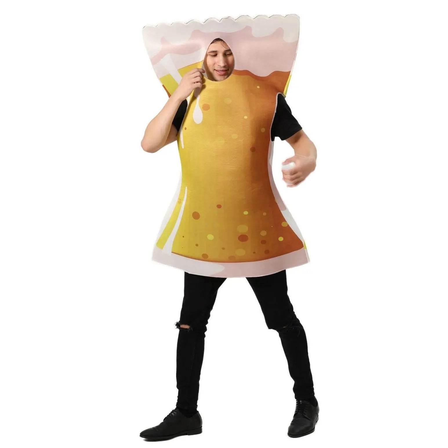 Beer mug Halloween Costume Outfits Party Carnival Cosplay - Ecosfun