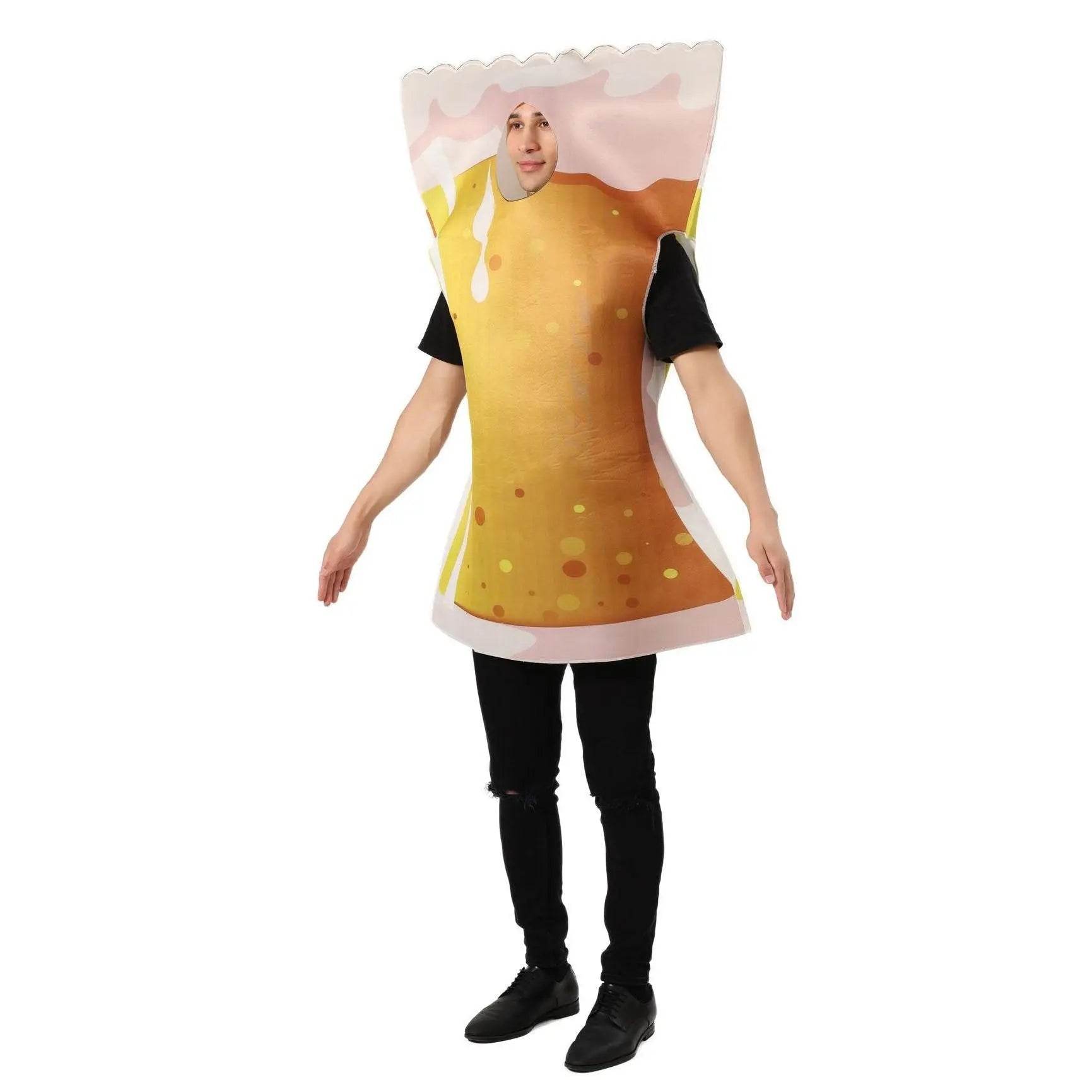 Beer mug Halloween Costume Outfits Party Carnival Cosplay - Ecosfun
