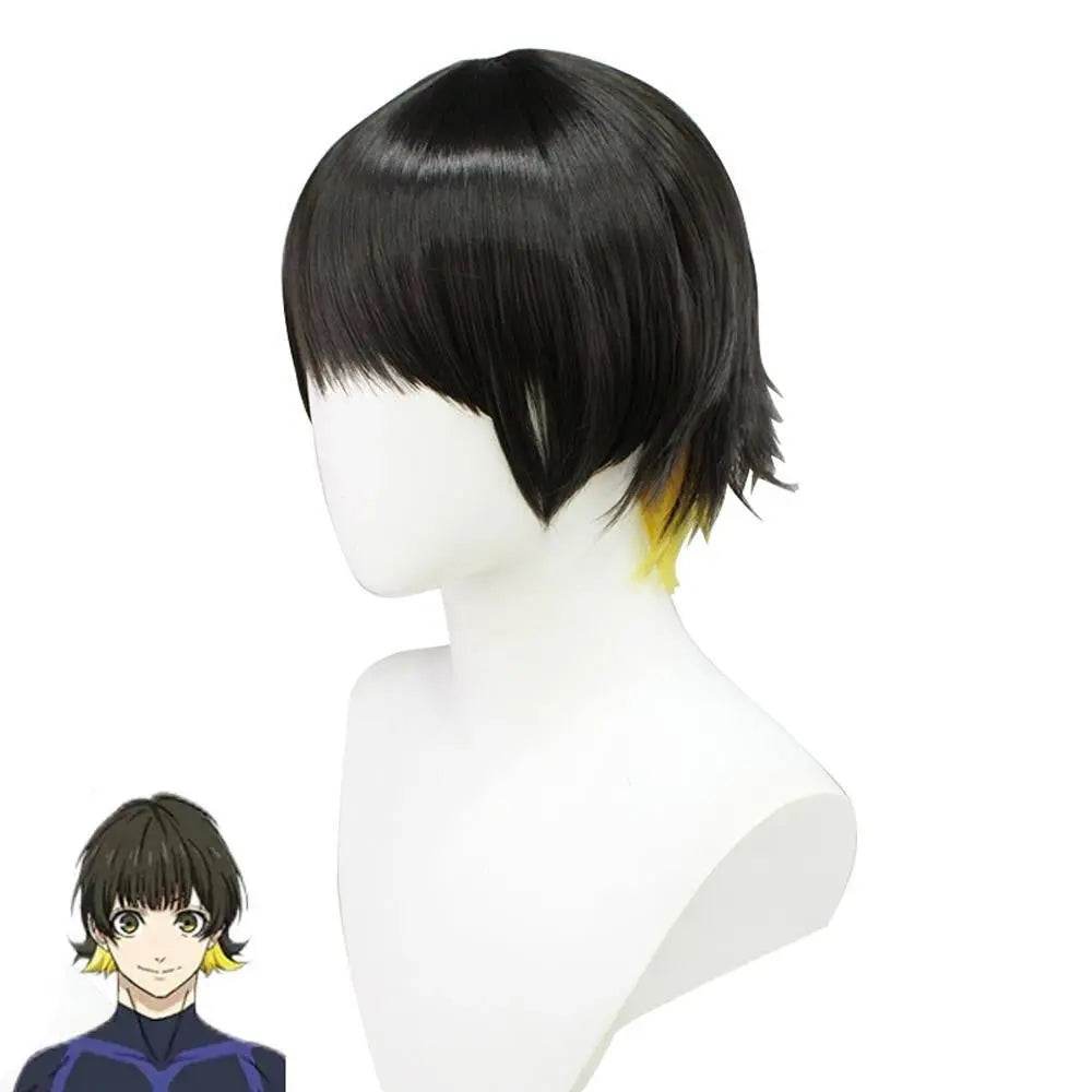 Chigiri Hyoma Cosplay Wig Bachira Meguru Hair Blue Lock costume wigs - Ecosfun