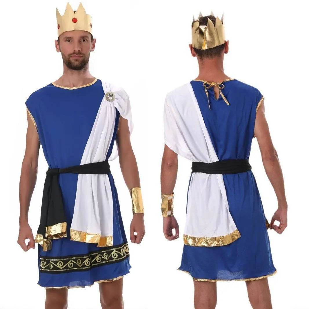 Egyptian King Party Carnival Masquerade Halloween Costumes for Adult - Ecosfun