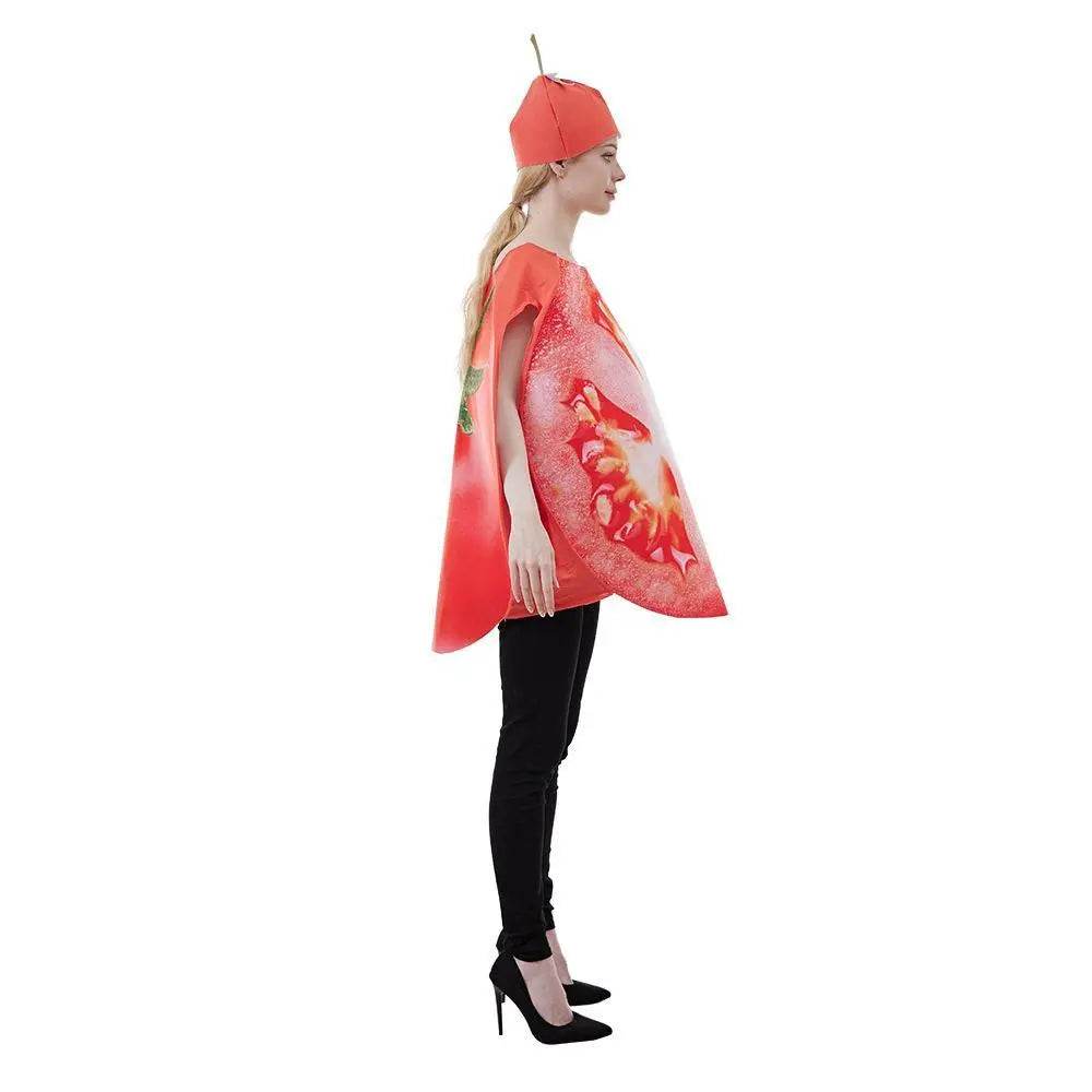 Fruit Sliced Vegetable Tomato women Halloween carnival costume for Adult - Ecosfun