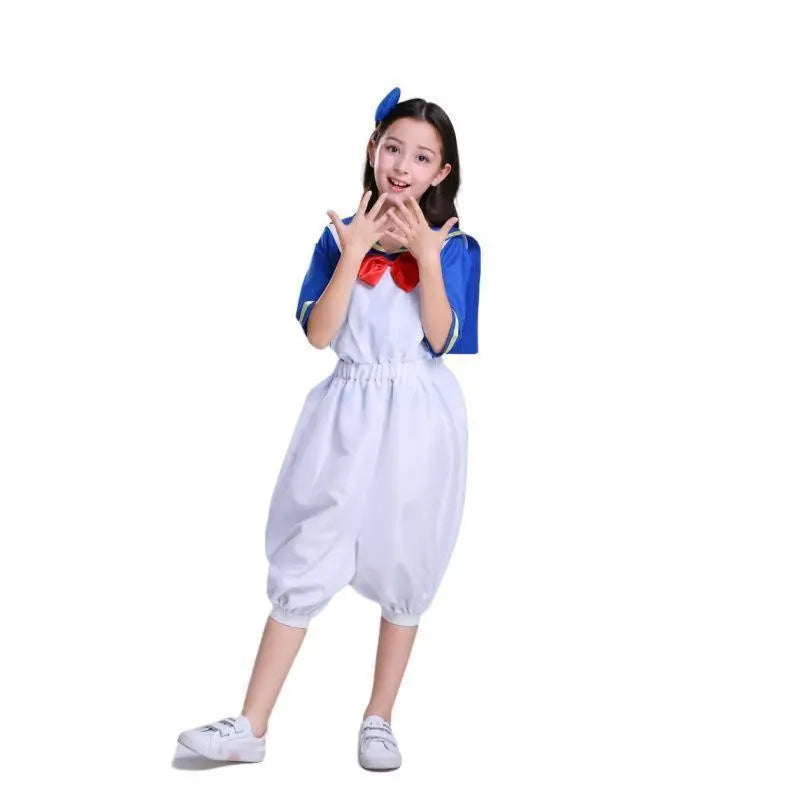 Halloween Sailor Suit Donald Duck Matching Family Cosplay Costume - Pajamasbuy