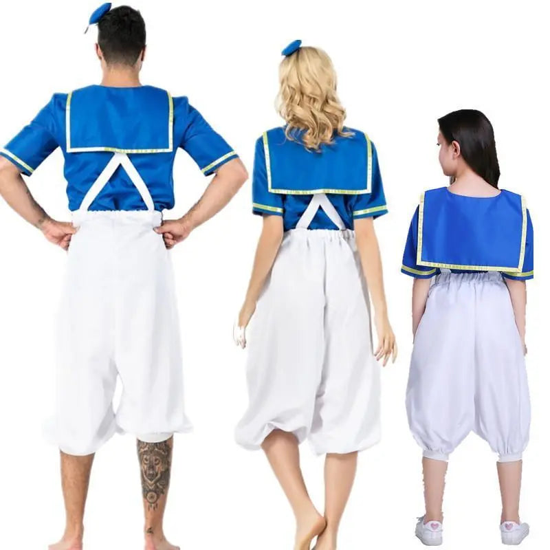 Halloween Sailor Suit Donald Duck Matching Family Cosplay Costume - Pajamasbuy