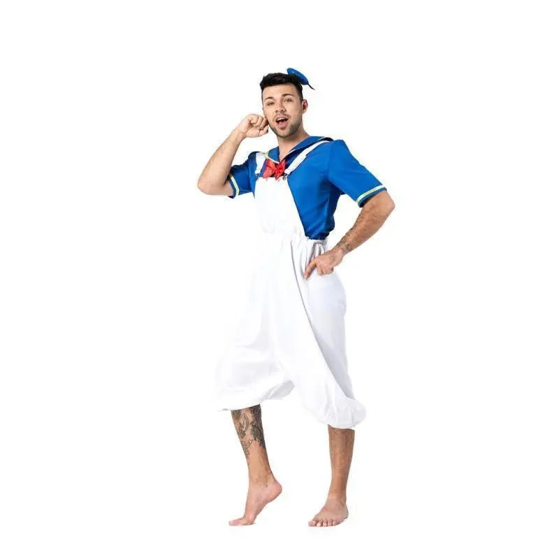 Halloween Sailor Suit Donald Duck Matching Family Cosplay Costume - Pajamasbuy
