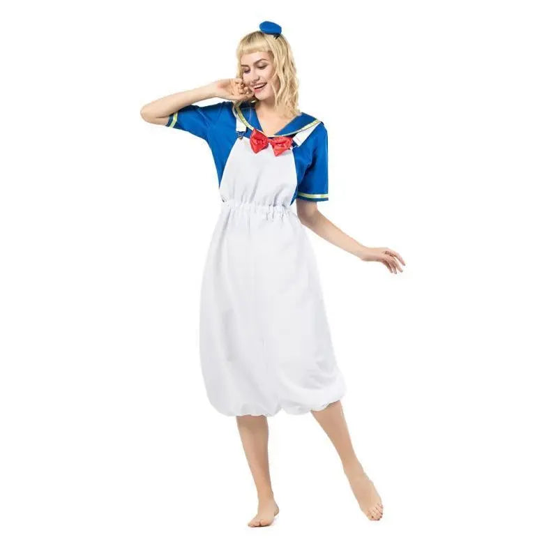 Halloween Sailor Suit Donald Duck Matching Family Cosplay Costume - Pajamasbuy