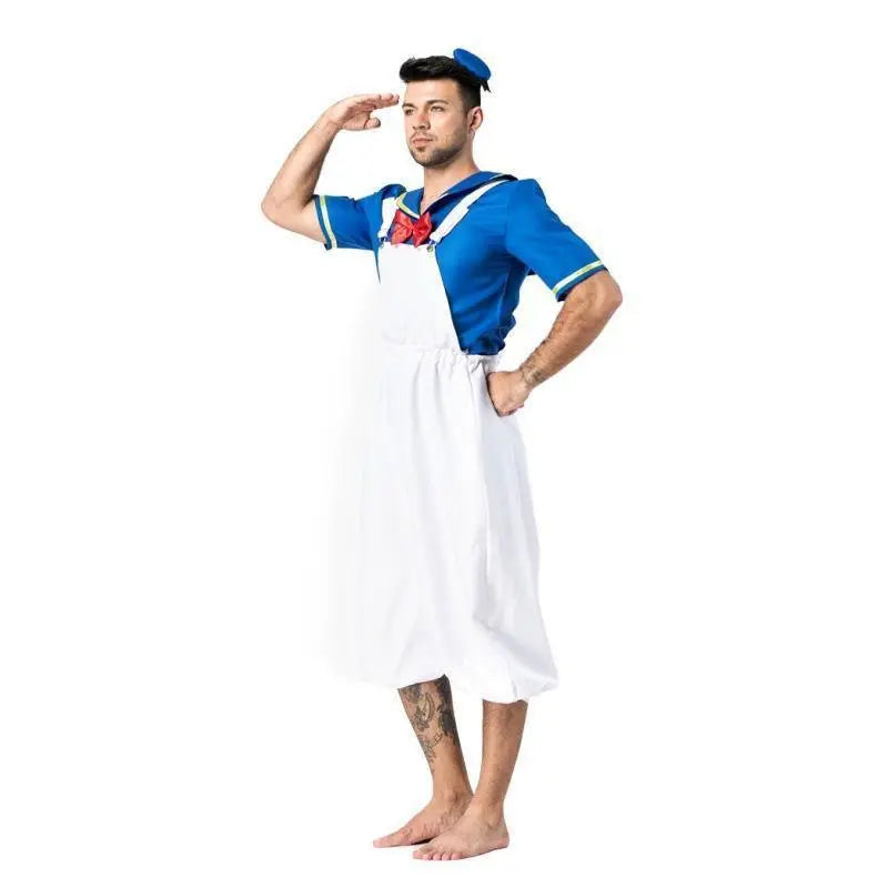 Halloween Sailor Suit Donald Duck Matching Family Cosplay Costume - Pajamasbuy