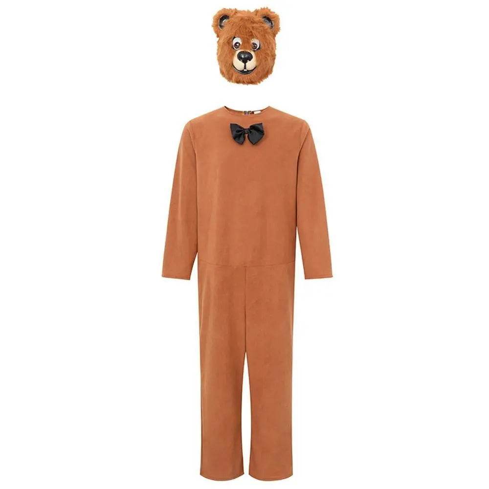 Mr. Smiling Bear Animal Adult Jumpsuit Cosplay Costume Carnival - Ecosfun