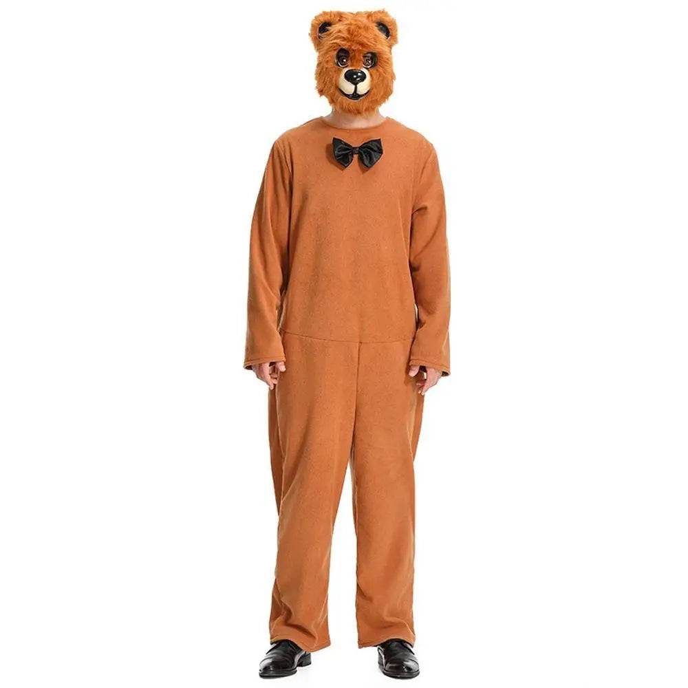 Mr. Smiling Bear Animal Adult Jumpsuit Cosplay Costume Carnival - Ecosfun