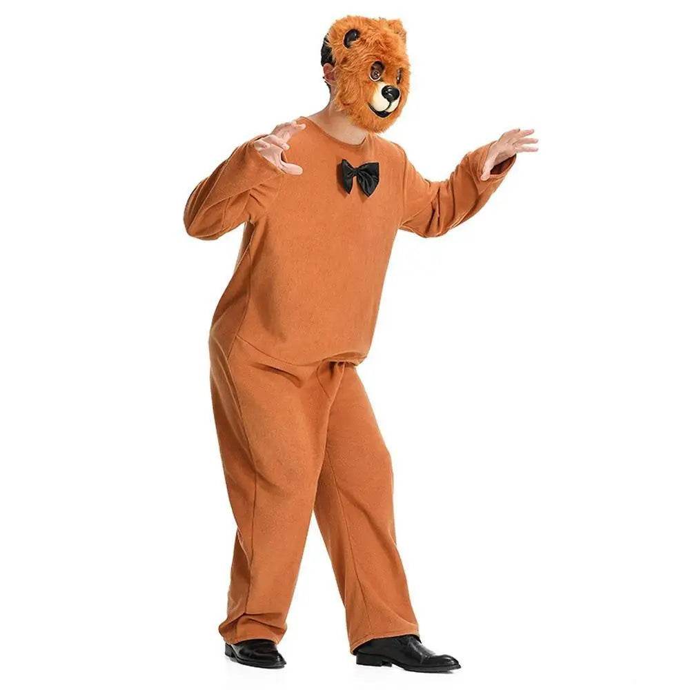 Mr. Smiling Bear Animal Adult Jumpsuit Cosplay Costume Carnival - Ecosfun