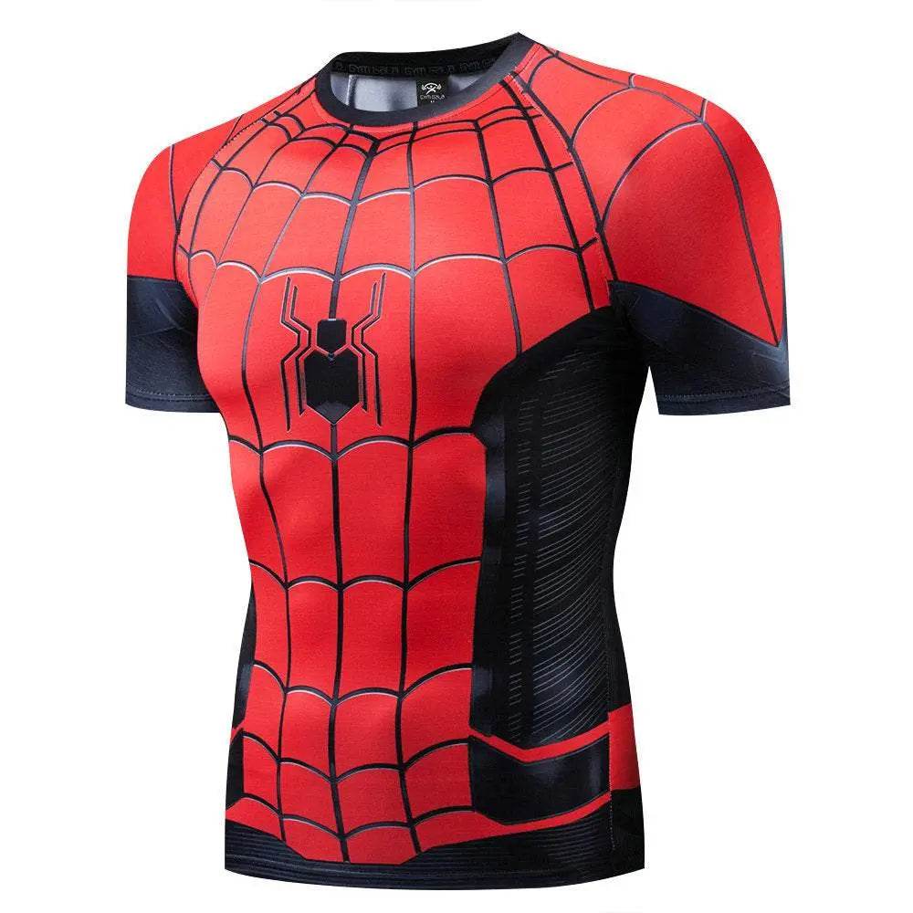 Spider-Man Far From Home Halloween Cosplay Costume Tight T-shirt - Ecosfun