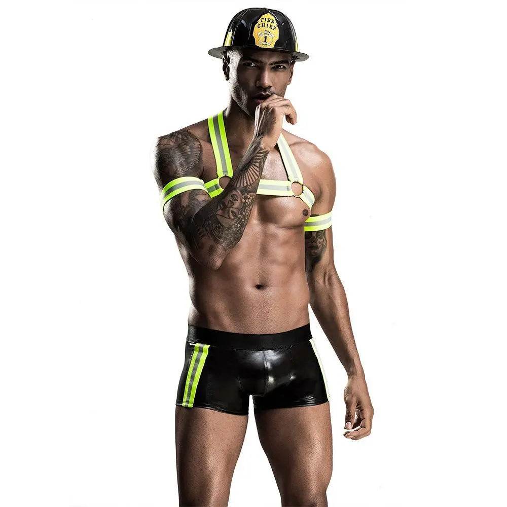 Stag do Firemen Party Fancy Dress Costume Night Club Uniform - Ecosfun