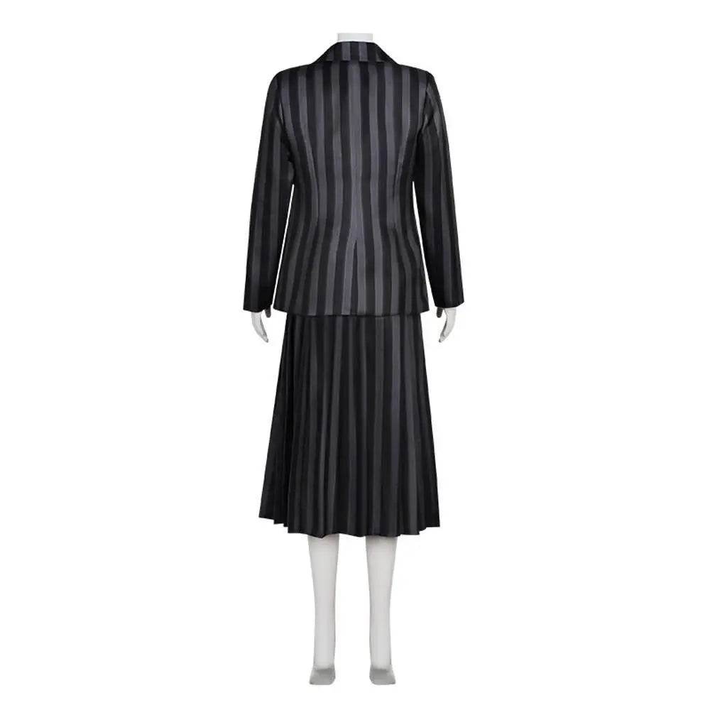 Wednesday Costume The Addams Family Cosplay Costumes Skirt Suit For Women - Ecosfun