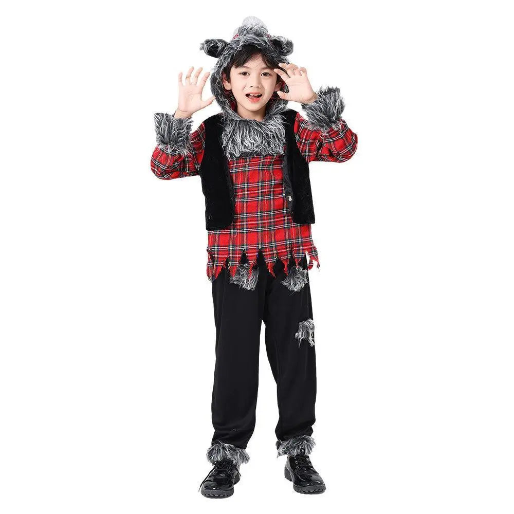 Werewolf Kid costume Halloween Child Cosplay Stage performance - Pajamasbuy