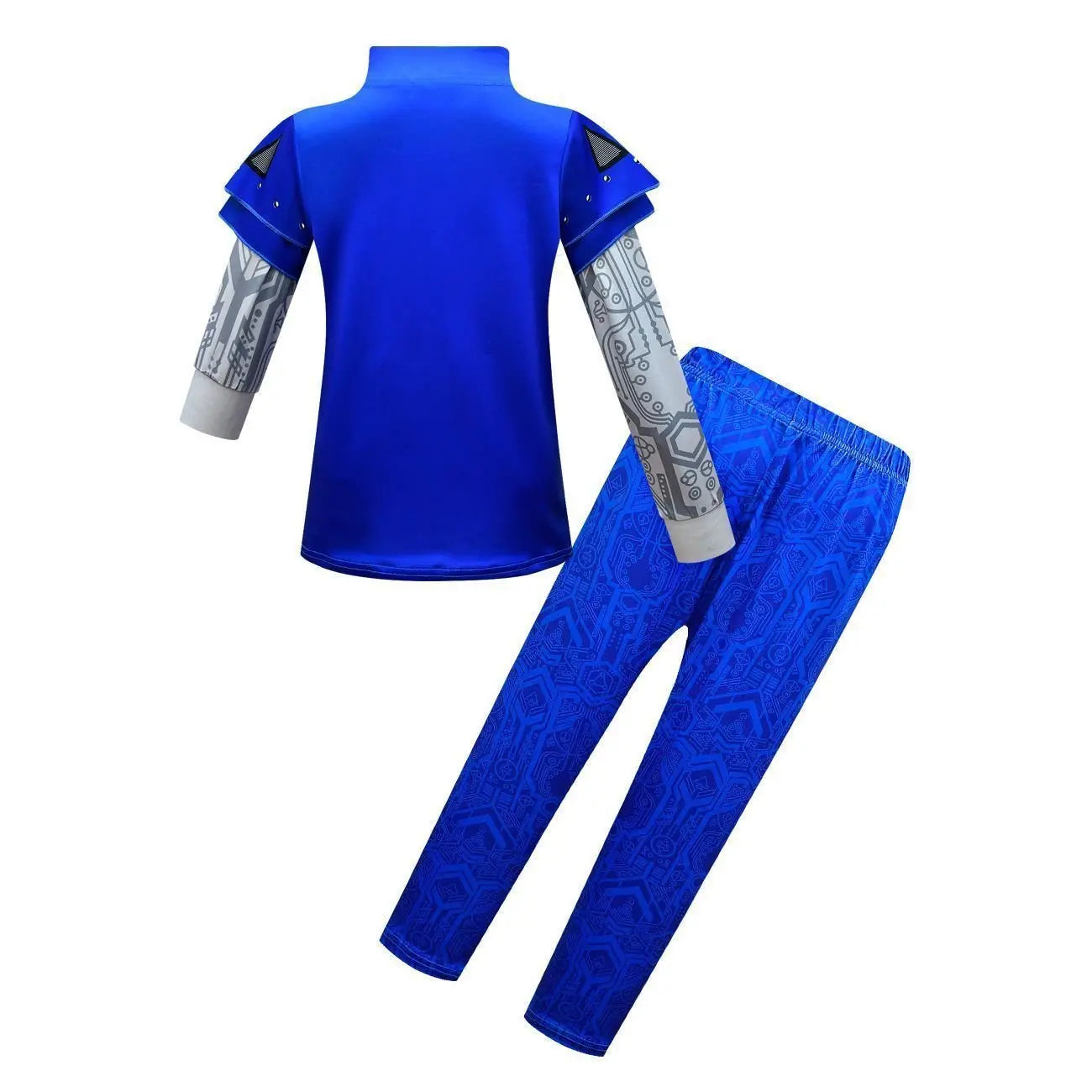 Zombies 3 Blue Cosplay two piece set Costume Bodysuit Outfits for kids - Pajamasbuy