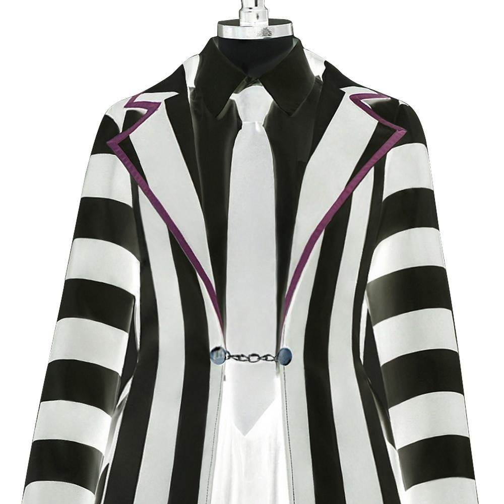 Beetlejuice Adult Kids Blazer Dress Costume For Women Girl - Ecosfun