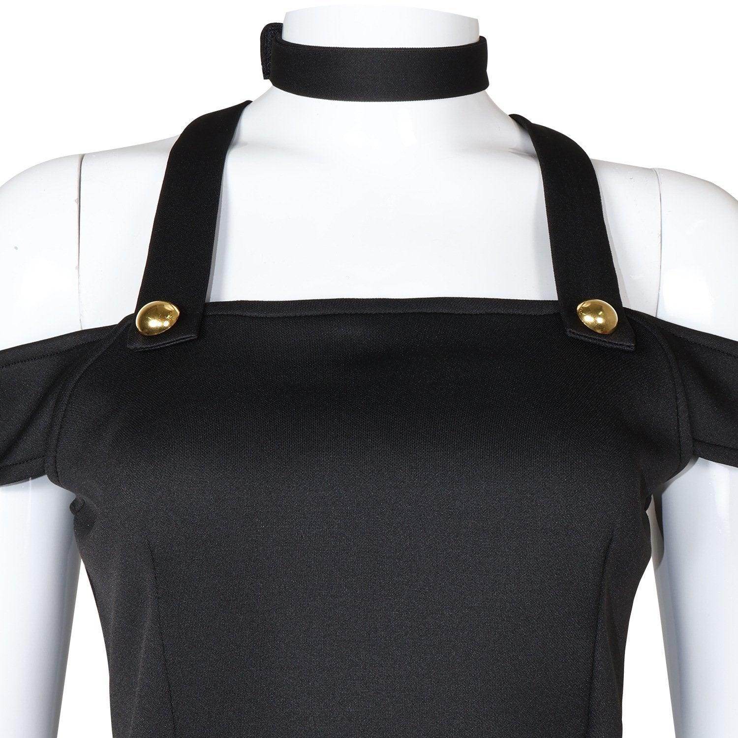 Black White Hazbin Hotel Adult Cosplay Costume Outfits Halloween Carnival Suit - Ecosfun