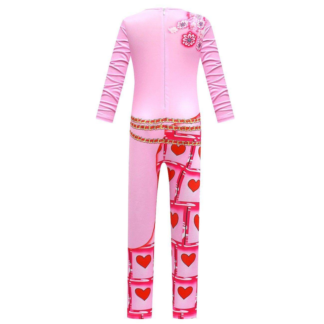 Descendants 3 Queen of Hearts Kigurumi Cosplay Costume Jumpsuit for Halloween - Ecosfun