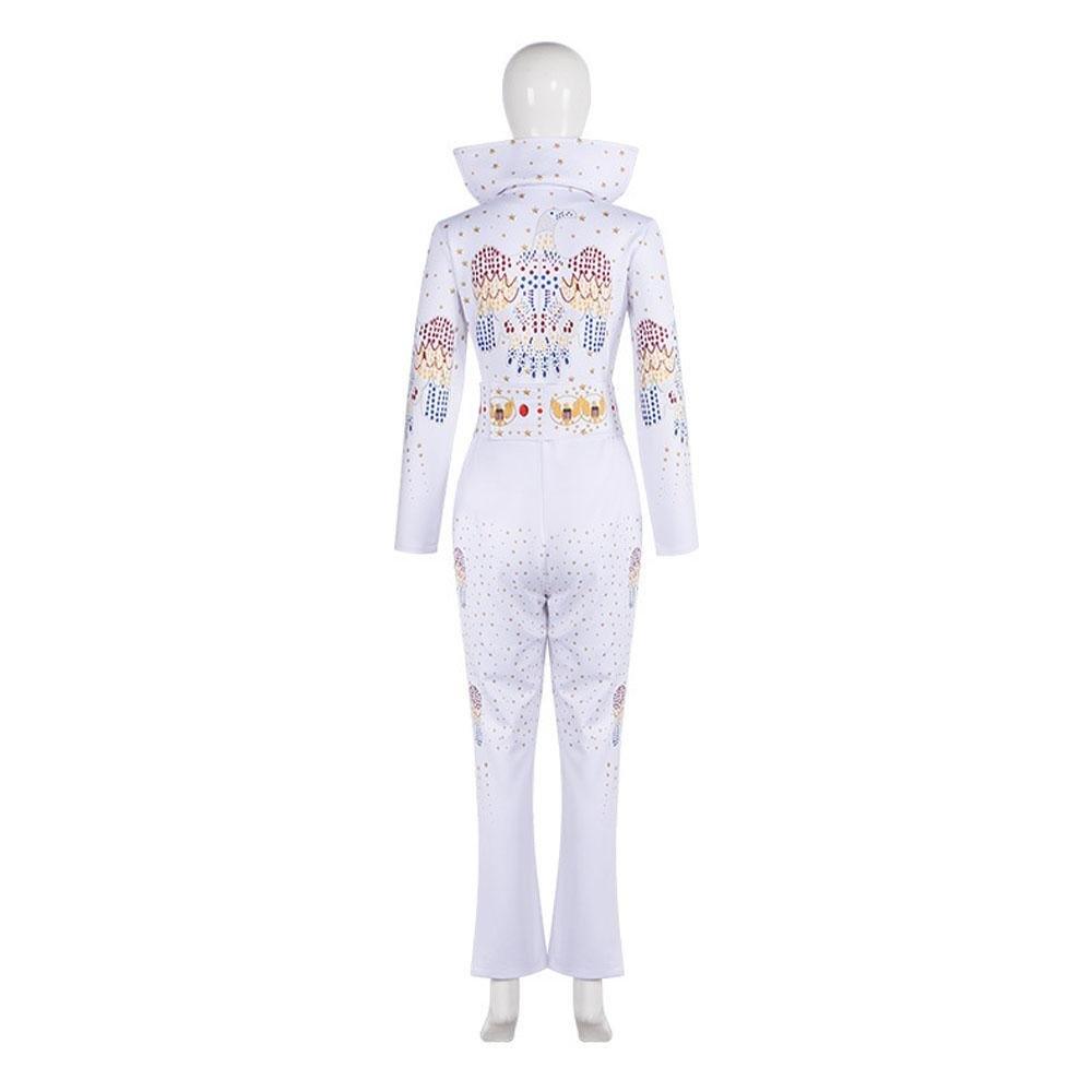 Elvis Presley Rock Singer Cosplay Costume for Halloween and Stage Performances Adult and Children - Pajamasbuy