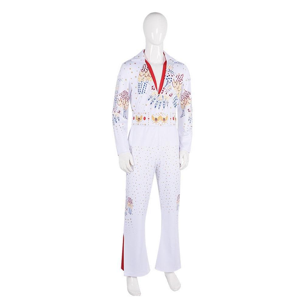 Elvis Presley Rock Singer Cosplay Costume for Halloween and Stage Performances Adult and Children - Pajamasbuy