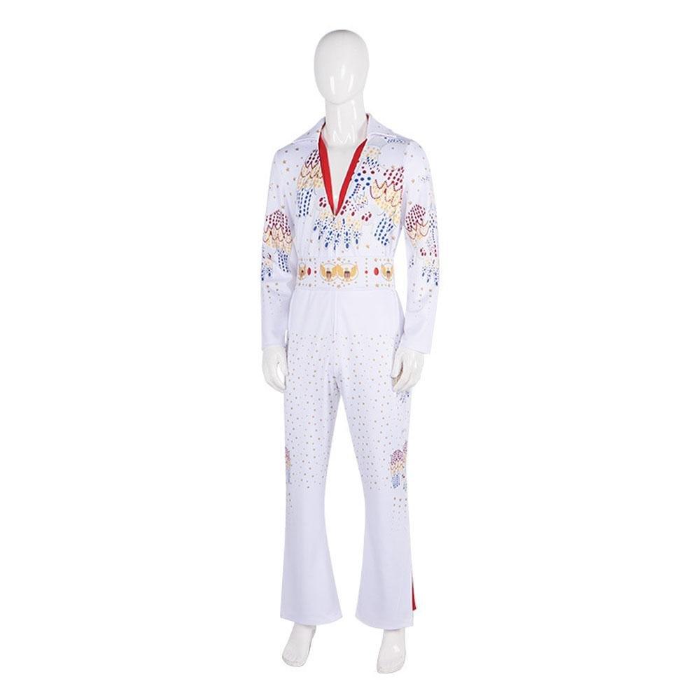 Elvis Presley Rock Singer Cosplay Costume for Halloween and Stage Performances Adult and Children - Pajamasbuy