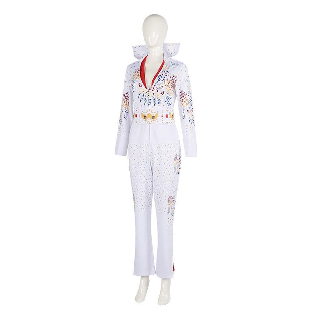 Elvis Presley Rock Singer Cosplay Costume for Halloween and Stage Performances Adult and Children - Pajamasbuy