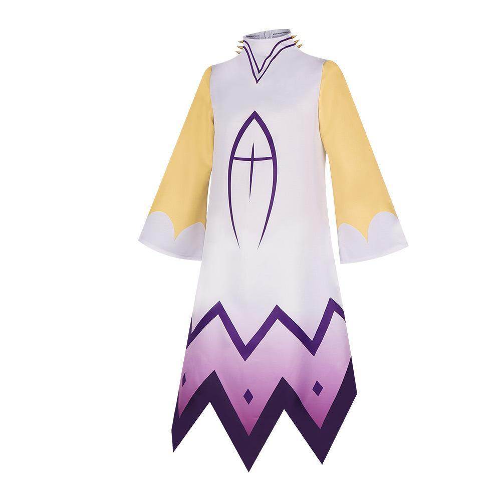 Hazbin Hotel Adam Cosplay Adam Robe Gloves Outfit Halloween - Ecosfun