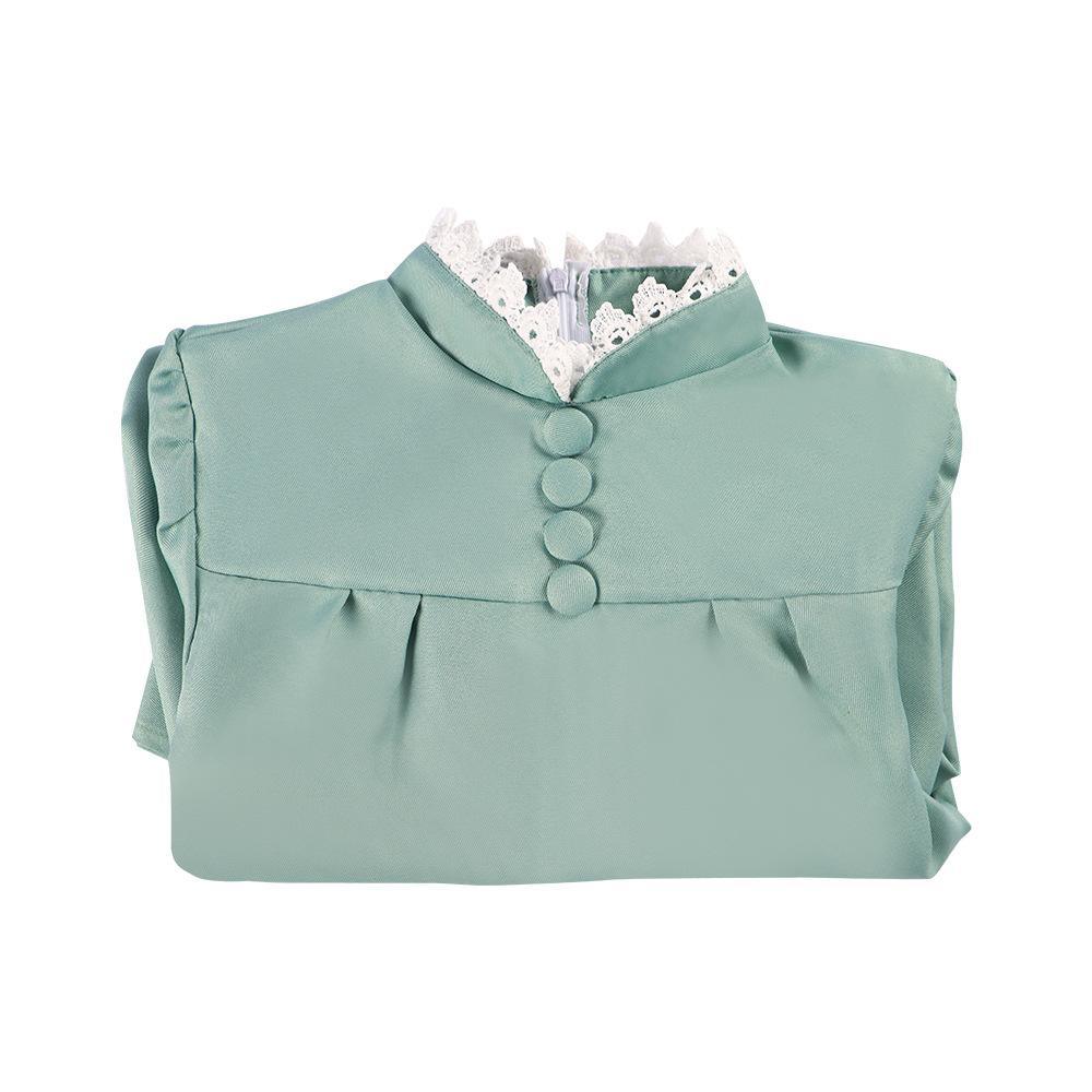 Howl's Moving Castle Green Maid Dress Halloween Carnival Suit Cosplay Costume - Pajamasbuy