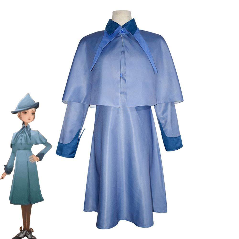 Harry Potter Costume Cosplay Beauxbatons School Uniform Fleur DE Kurt Costume for Girls Women