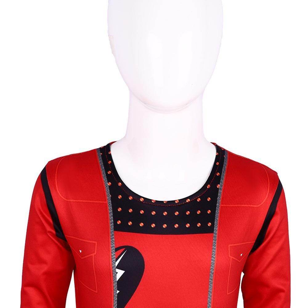 Red from Descendants 4 Queen Of Hearts Costume Jumpsuit For Kids - Ecosfun