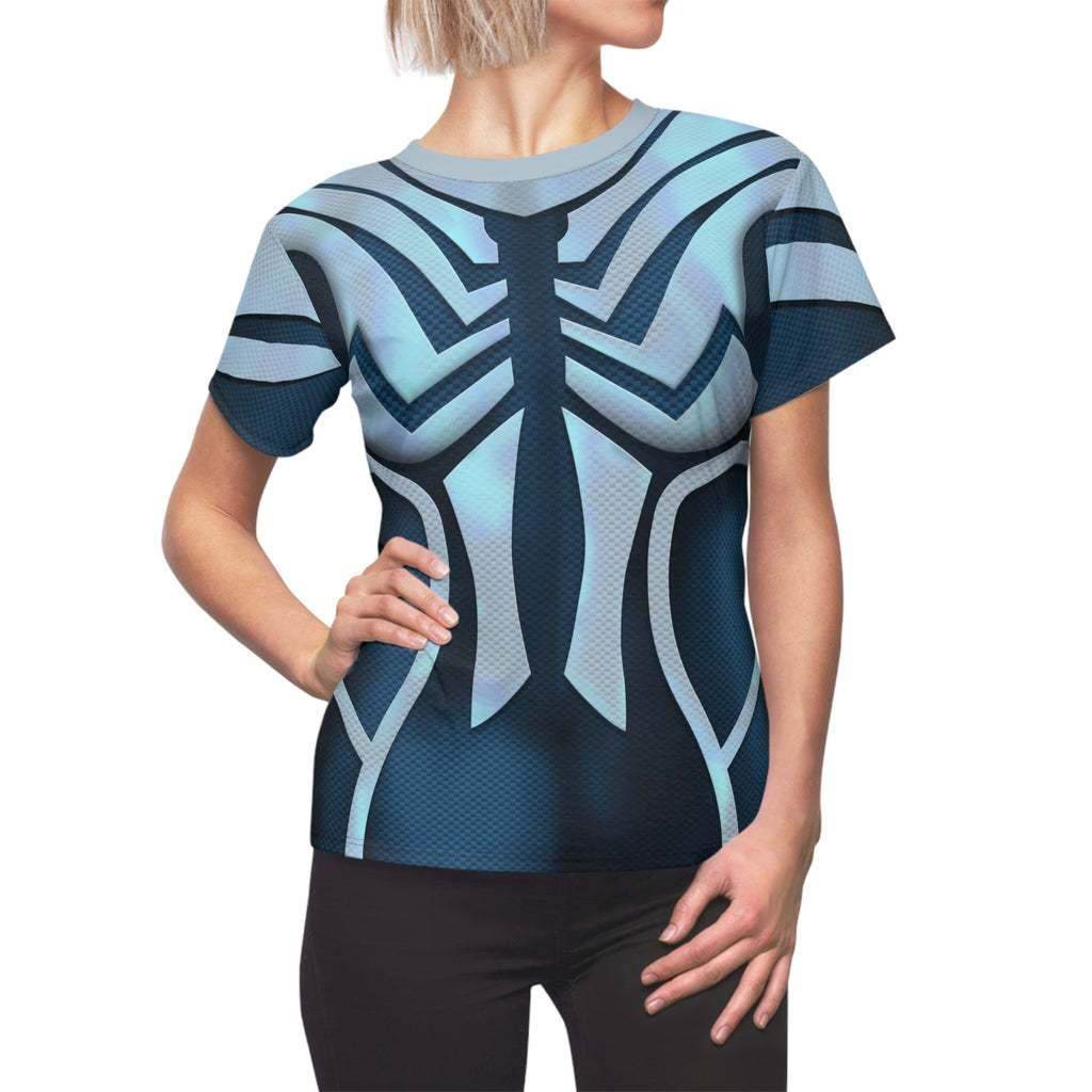 Spider-Woman Women's Short sleeve Shirt Madame Web Costume SuperHero Outfit - Ecosfun