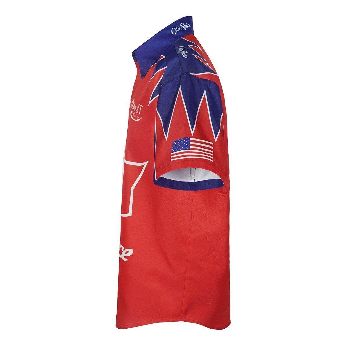 Talladega Nights Ricky Bobby Racing Shirt and Hat Set Men's Short Sleeve Casual Costume - Ecosfun