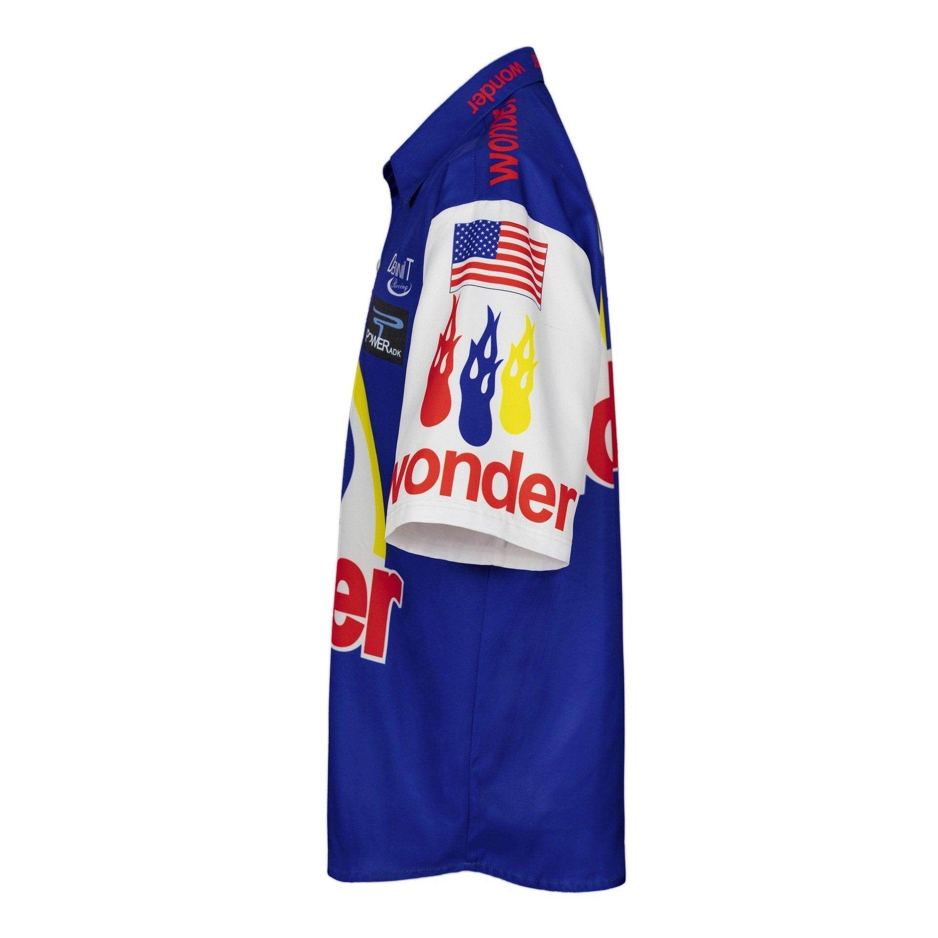 Talladega Nights Ricky Bobby Racing Shirt and Hat Set Men's Short Sleeve Casual Costume - Ecosfun