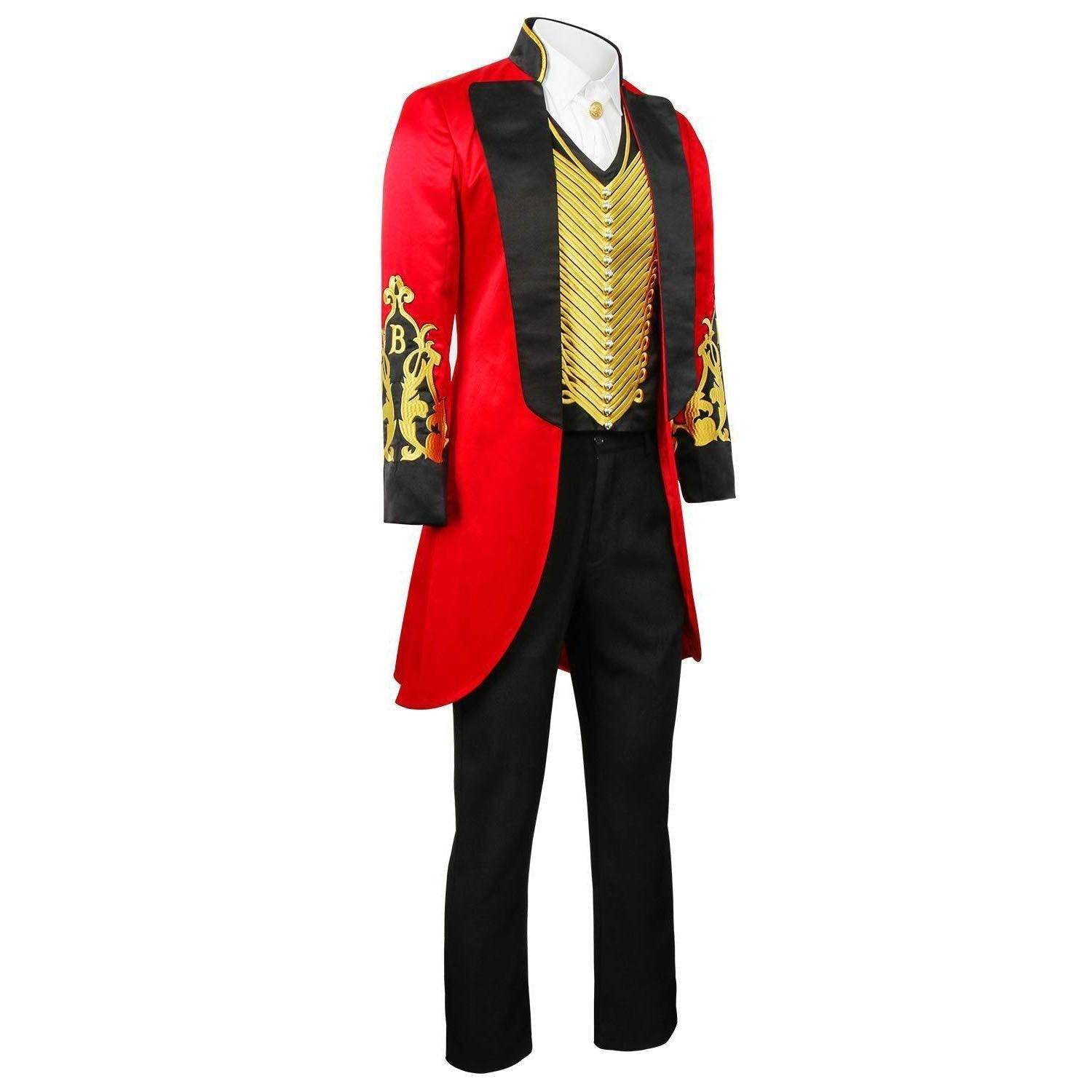 The Greatest Showman Cosplay Costume P.T. Barnum Red Suit - Ecosfun