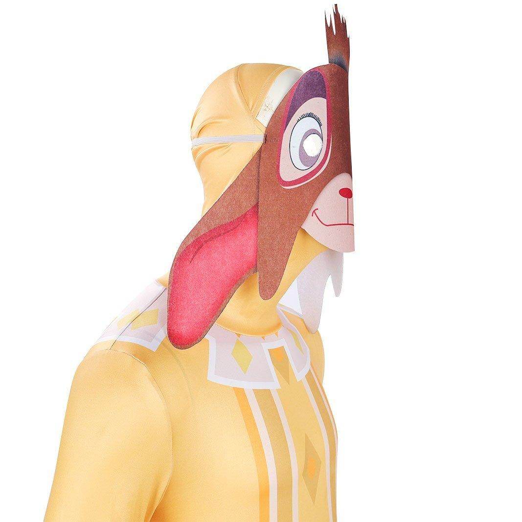 Wish Asha Valentino Cosplay Costume Adult Sheep Jumpsuit with Mask - Ecosfun