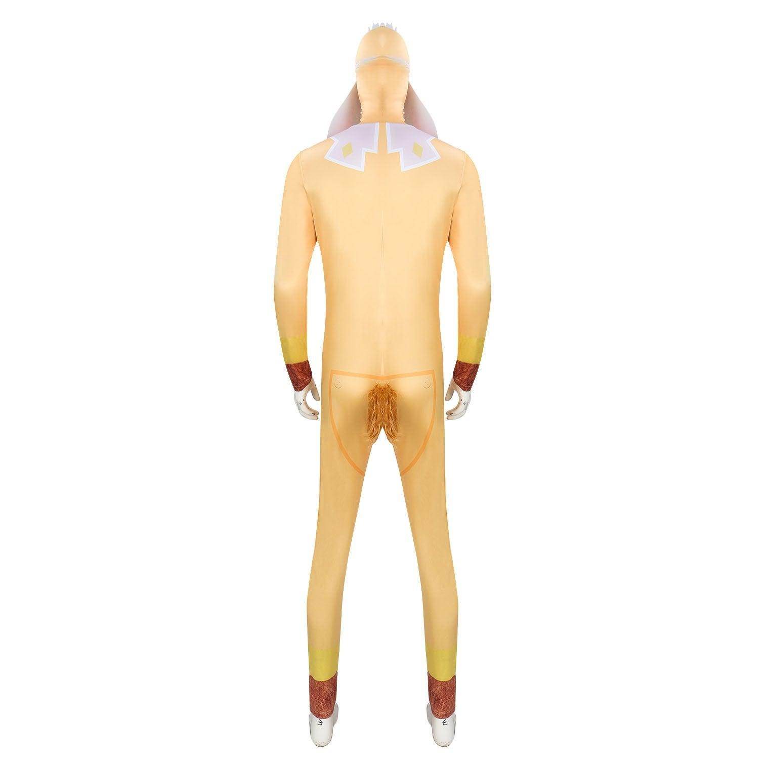 Wish Asha Valentino Cosplay Costume Adult Sheep Jumpsuit with Mask - Ecosfun