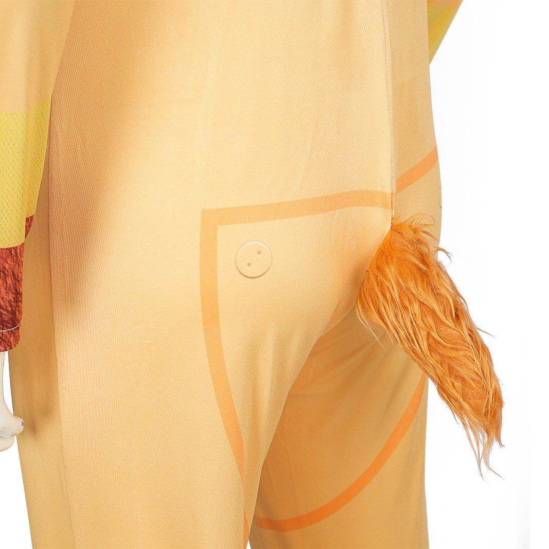 Wish Asha Valentino Cosplay Costume Adult Sheep Jumpsuit with Mask - Ecosfun