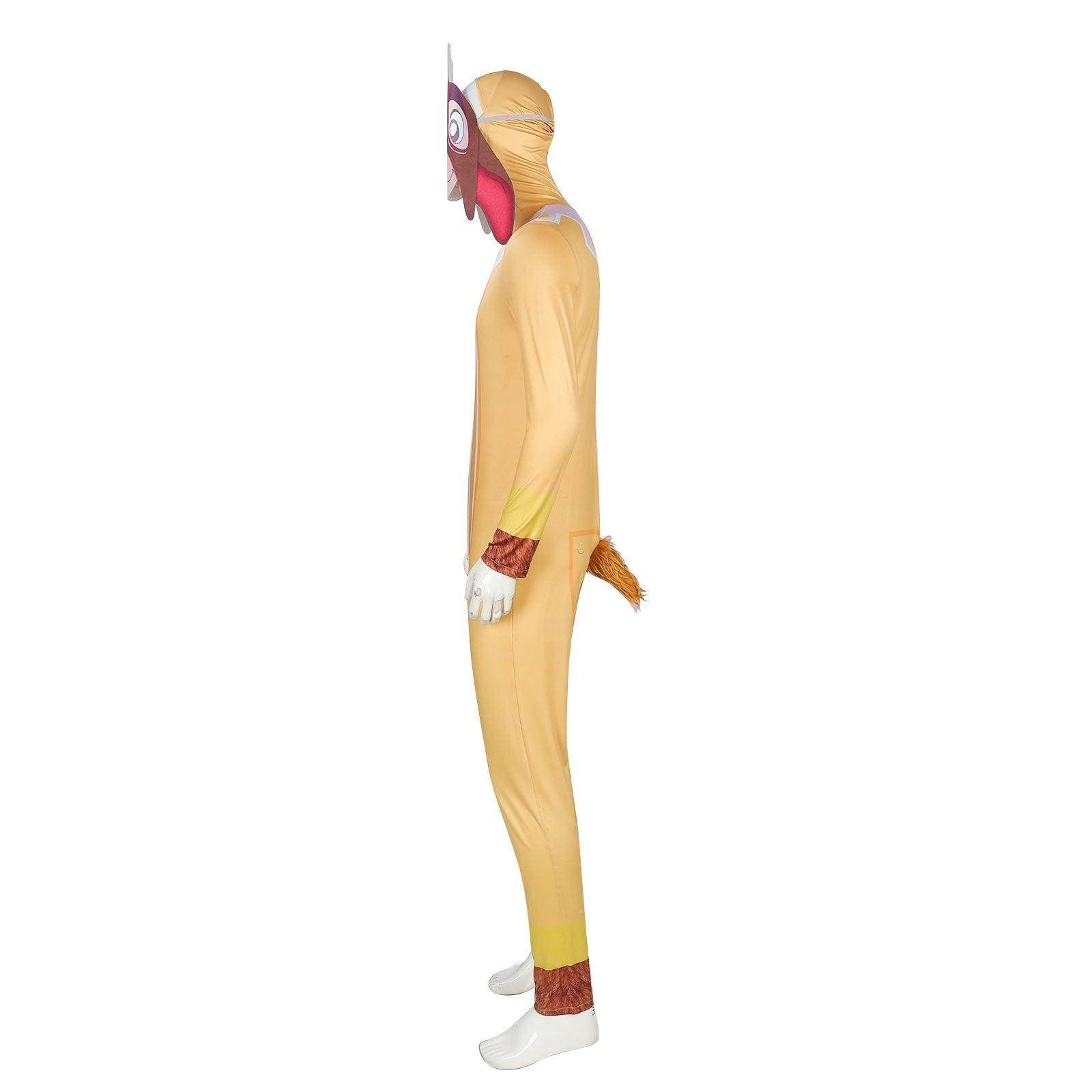Wish Asha Valentino Cosplay Costume Adult Sheep Jumpsuit with Mask - Ecosfun