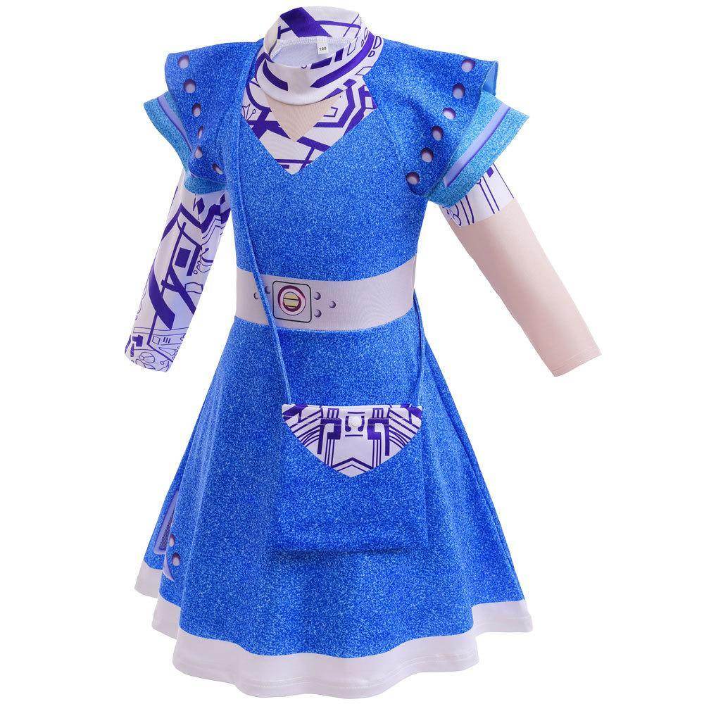 Zombie 3 Children's cheerleading cosplay costumes Halloween girls' dresses - Ecosfun