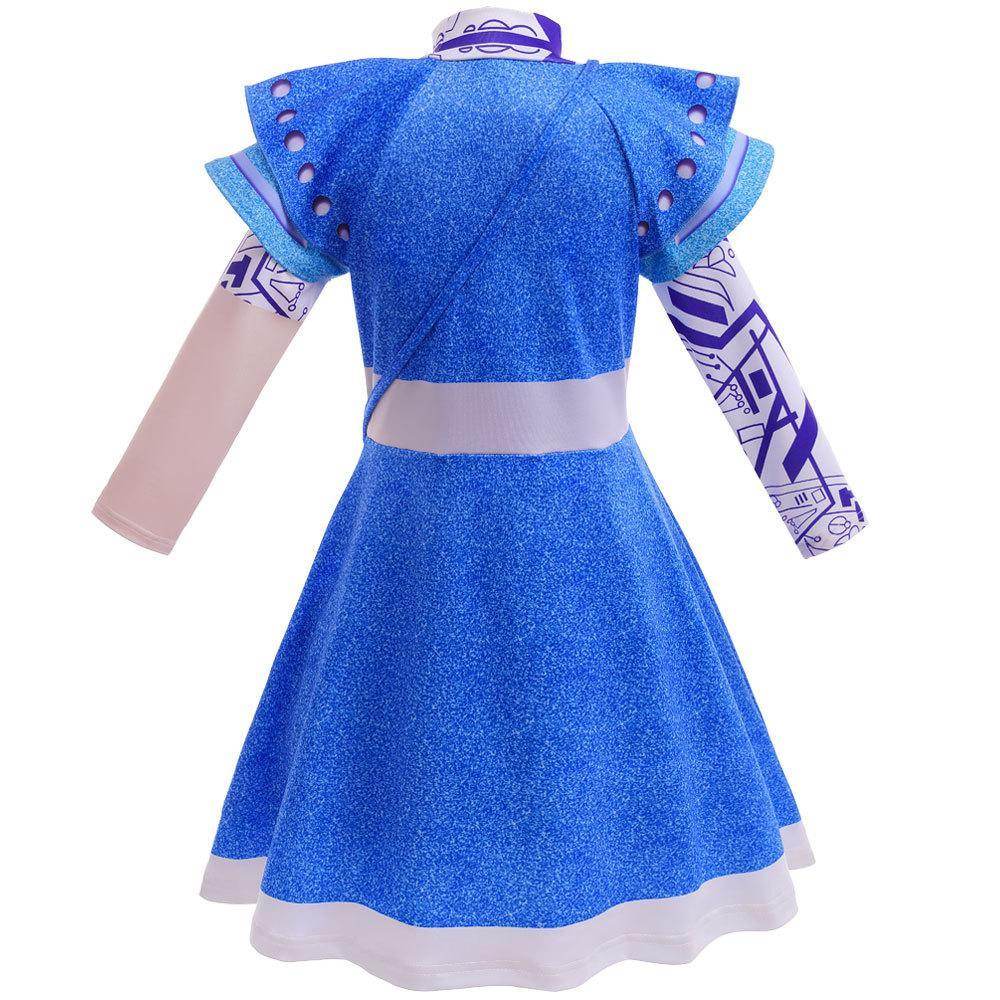 Zombie 3 Children's cheerleading cosplay costumes Halloween girls' dresses - Ecosfun