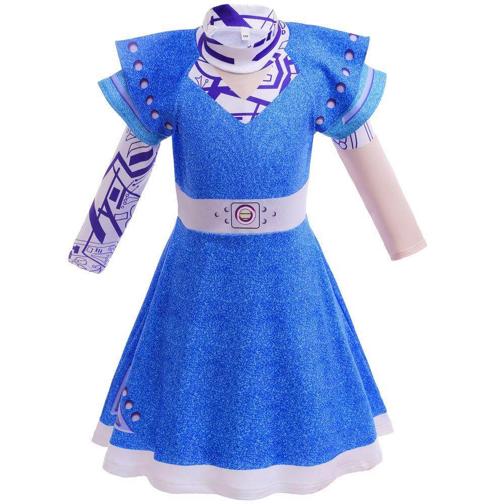 Zombie 3 Children's cheerleading cosplay costumes Halloween girls' dresses - Ecosfun